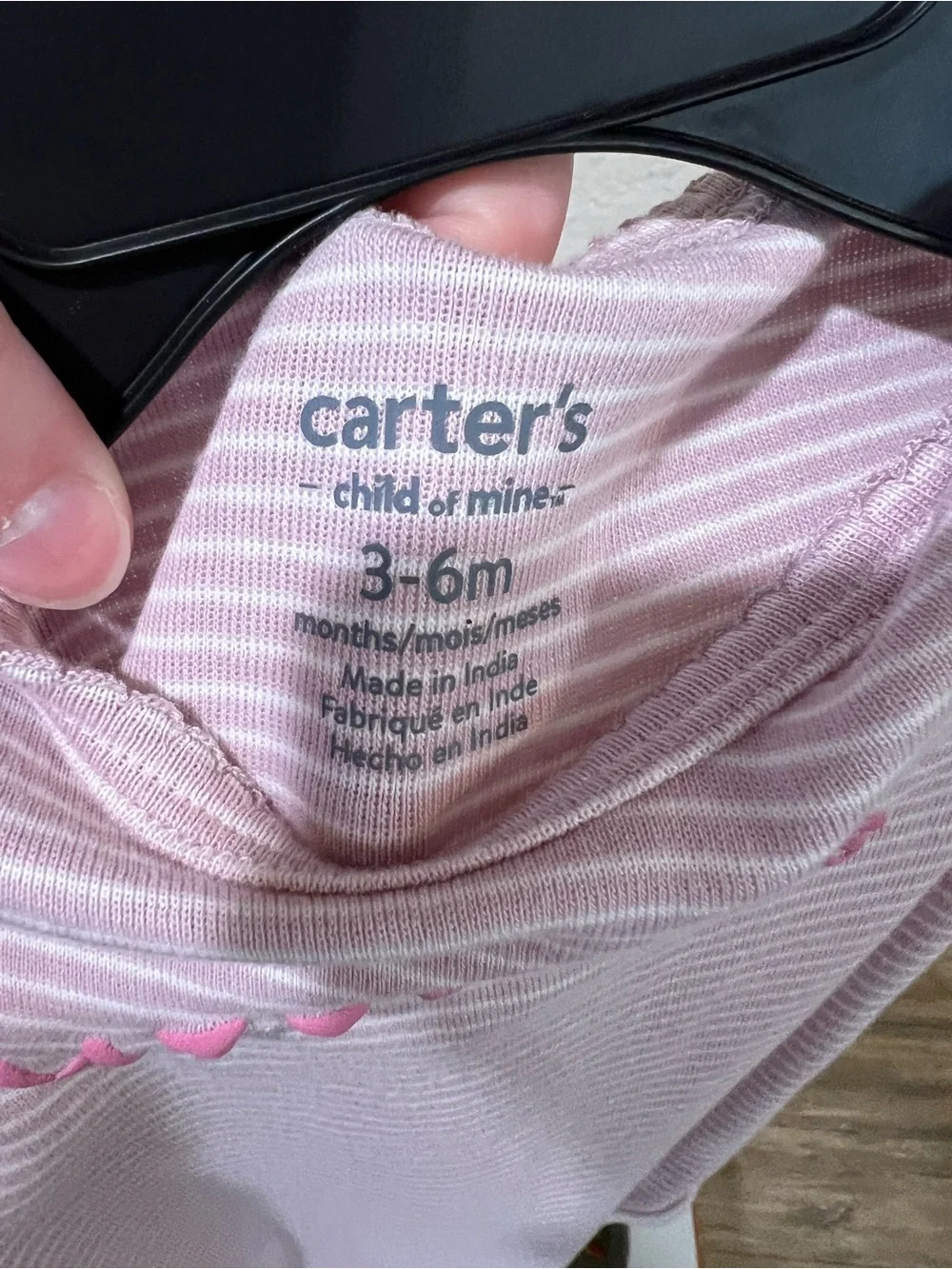 Carter's Pink & White Striped 